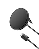 Belkin Magnetic Wireless Charging Pad 15W w/Pop-Up Stand - MagSafe-Compatible Qi2-Certified Wireless Charger for iPhone 16 Series, Samsung Galaxy S25 Series, AirPods (No PSU) - Black
