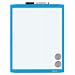 Quartet Magnetic Dry-Erase Board, 11 x 14 Inches, Blue Frame (MHOW1114-BU)