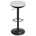 Produktbild IWMH Ergonomischer Stehhocker, Bürohocker höhenverstellbar, 360° drehbarer Arbeitshocker ohne Rückenlehne, hocker für Büro, Schlafzimmer, Küche, Wohnzimmer (Weiß)