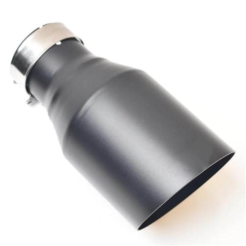 Embouts d'échappement universels en acier inoxydable noir mat pour un style sport