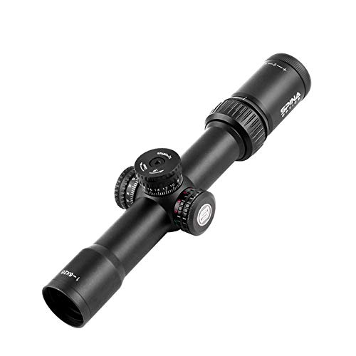 1-6x28 SFP Tactical Rifle Scope Optics Sight Mil-dot Reticle Wide Angle Wide Vision Scope for Hunting