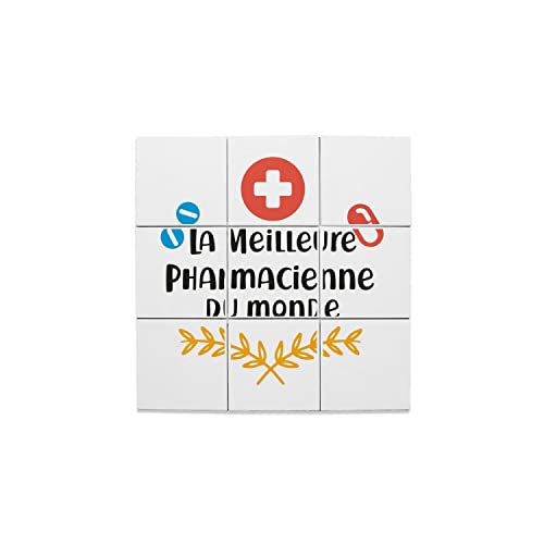 Carreaux céramique décoratif cadeau idéal meilleure pharmacienne