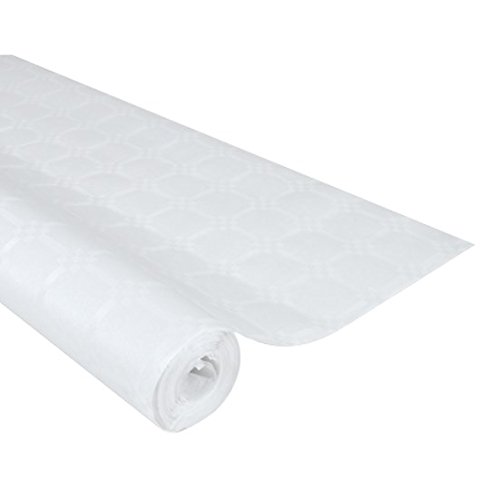 Viphome Nappe Damassée 1.18x20m-25g-Blanc Cover