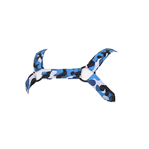 Men's PU Leather Shoulder Support Chest Harness Adjustable Buckles Accerssory