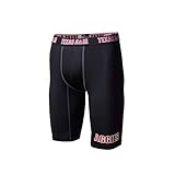 Fandemics Men's Compression Short, Black, X-Large (40-42), Texas A&M Aggies, Men's X-Large (40-42)
