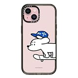 CASETiFY インパクト iPhone 15 ケース [MIL規格準拠 (4x MIL-STD-810G) / 2.5mからの落下試験をクリア] - Skater JOHN (Standard) - クリア ブラック