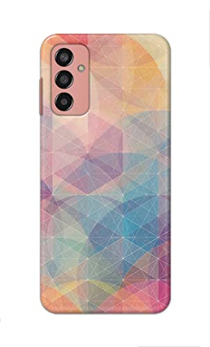 Image of Printed Hard Back Cover Case for Samsung Galaxy F13 4G Back Cover (Crumpled Paper Design) -1803