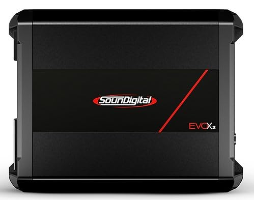 Soundigital 3000.1 EVOX2 Monoblock 2 Ohm 3000 Watt RMS Amplifier (Renewed)