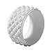 FytStycale Yoga Circle Wheel, Back Wheel Roller, Nonslip Stretching, Soft Yoga Wheel Roller,Pilates Ring for Leg Supplies,Gym Women,Back, Grey