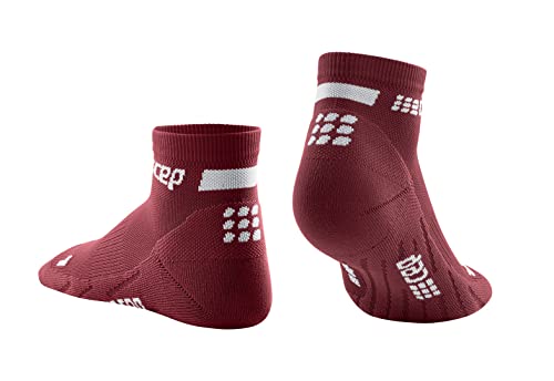 The Run Low Cut Socks 4.0, Dark Red, Men, V4