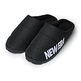 [ニューエラ] ルームシューズ スリッパ 防寒 ブラック L ROOM SHOES WORDMARK BLK