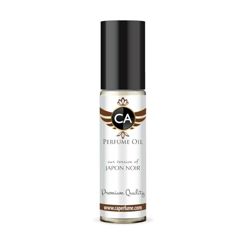 CA Perfume Impression of Japon Noir Unisex Fragrance Oil Woody Spicy Scent Long Lasting Perfumes for Women &amp; Men Travel Size TSA Ready Mini Parfum Body Oil Roll-on 0.33 Fl Oz 10ml