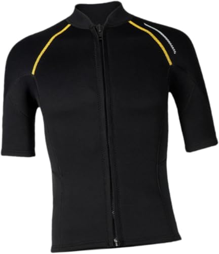 Camiseta de neopreno para hombre Duiaynke para buceo y deportes acuáticos, con cierre frontal, 1.5mm miniatura 3