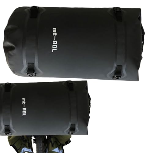 Sac de rangement pour porte-bagages étanche 40L pour vélo et moto - 7
