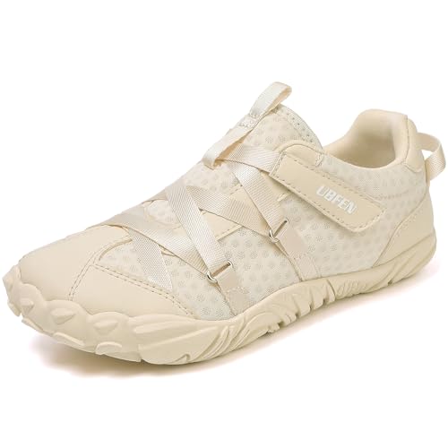 Image of UBFEN Kids Barefoot Shoes Zero Drop Wide Toe Box Sneakers for Boys Girls | Hook&Loop, Lightweight, Breathable, Suitable for Hiking, Walking, Tennis, Running, Daily Wear, Toddler, Little Kid, Big Kid