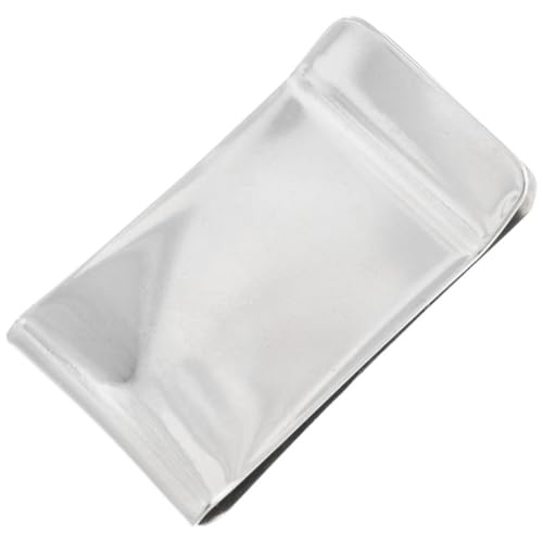 Navajo Turquoise Hammered Silver Money Clip Sterling Design on German Silver 02414