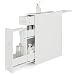 Tangkula Bathroom Cabinet, Wooden Bathroom Storage Cabinet, Home Kitchen Living Room Bathroom Toilet Narrow Floor Organizer, Floor Storage Cabinet with Drawers, White (19"X6.5"X23")