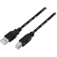 AISENS - Cable USB 2.0 Impresora de 1 m, Color Negro