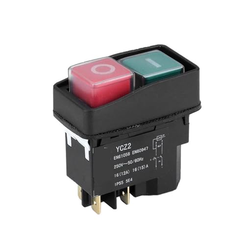 Interruptor YCZ2 110V 5 pines con botón de encendido y apagado para corte de energía KJD17