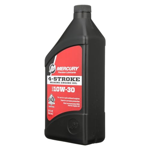 Aceite Mineral para Motor Marino 10W-30 Mercury 1 Quart miniatura 3