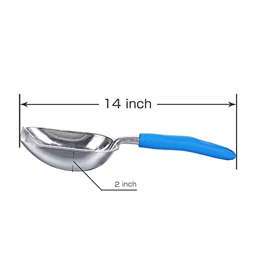 Chi-Buy The Latest Update Cat Litter Scoop With Metal Tabs/Round Teeth, Deep Shovel Sifter Cats Litter Scoop, Durable Pet Kitty Litter Scooper In Aluminium #TOP1