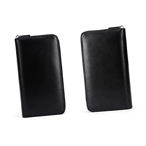 Porte-monnaie anti-vol contre le piratage RFID pochette de rangement noire