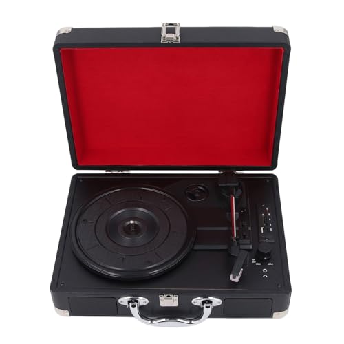 Platine Vinyle, Tourne-Disque BT Vintage avec Haut-parleurs, Platine Vinyle 3 Vitesses, Tourne-Disque USB avec Poignée pour Le Divertissement et la Décoration de la Maison - Les Beatles, Paul McCartney, John Lennon, RIngo Starr, George Harrison Platine Vinyle, Tourne-Disque BT Vintage avec Haut-parleurs, Platine Vinyle 3 Vitesses, Tourne-Disque USB avec Poignée pour Le Divertissement et la Décoration de la Maison