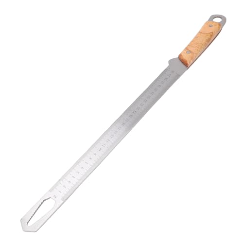 Regla de acero Oumefar de 0-30 Cm con mango: medición firme sin deslizamientos 2
