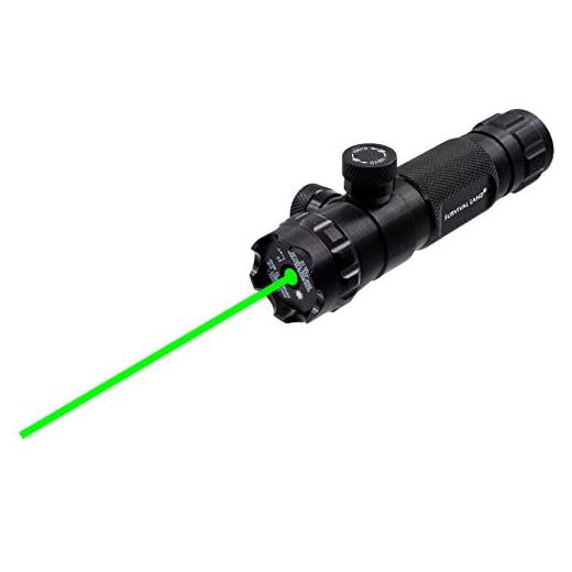 Survival Land LS-300 Shockproof 532nm Tactical Green Laser Sight, Rifle Gun Scope – Includes 20mm Picatinny Rail, 1” Barrel Mounts and Remote Pressure Switch