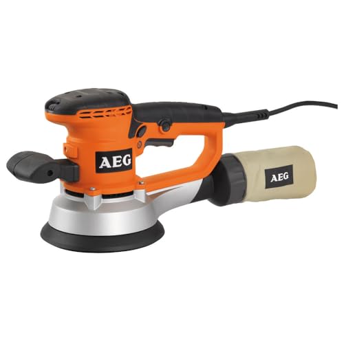 AEG Ponceuse Excentrique 150 mm EX 150 ES – Moteur Puissant, Variateur Vitesse, Système...
