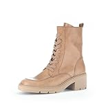 Gabor Damen Biker Boots, Frauen Stiefeletten,Wechselfußbett,uebergangsstiefel,motorradstiefel,Bootee,Booties,Chino (Caramel),38 EU / 5 UK