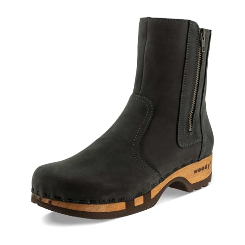 Bottine Woody Veronika femme noir chaussure montante cuir taille 39