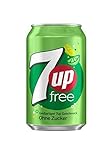  3 x 24 7UP Seven Up FREE Zuckerfrei (72 Einweg-Dosen x 0,33L) inkl. gratis FiveStar Kugelschreiber