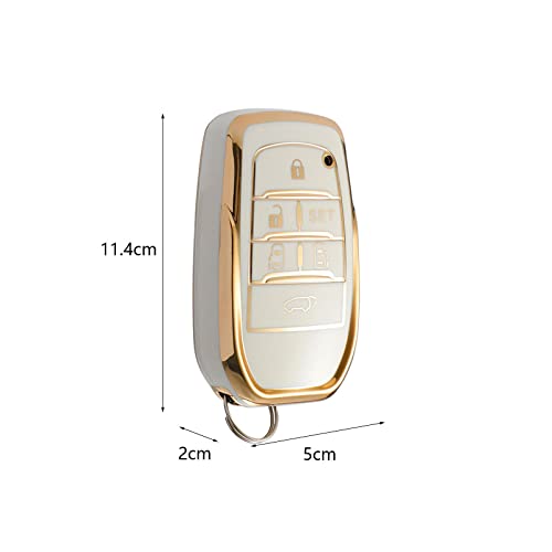 AMLESO Capa de chave TPU resistente à água, à prova de poeira, à prova de choque para 30 séries 6 bo