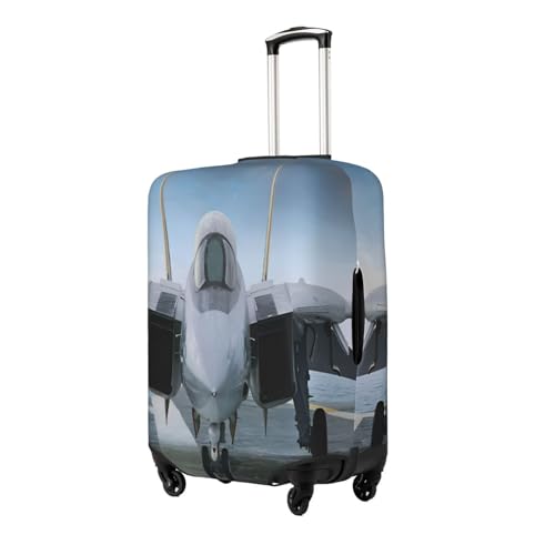 F14 Jet Fighter Plane Luggage Cover for Suitcase, Suitcase Cover Protector Fit 29-32 Inch Luggage Travel Accessories, XL2