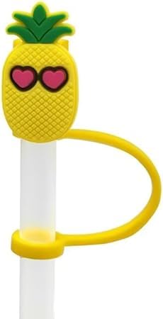 4 Coperture Per Cannuccia A Forma Di Ananas In Silicone – Compatibili Con Tazze Stanley 30 E 40 Oz (Diametro 8mm) - 3