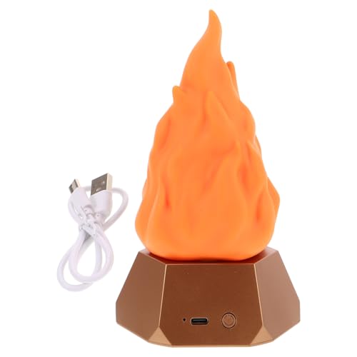 Lampe LED effet flamme rechargeable etanche pour camping et halloween