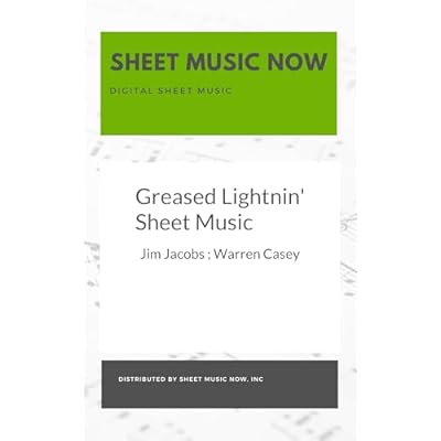Greased Lightnin' Sheet Music