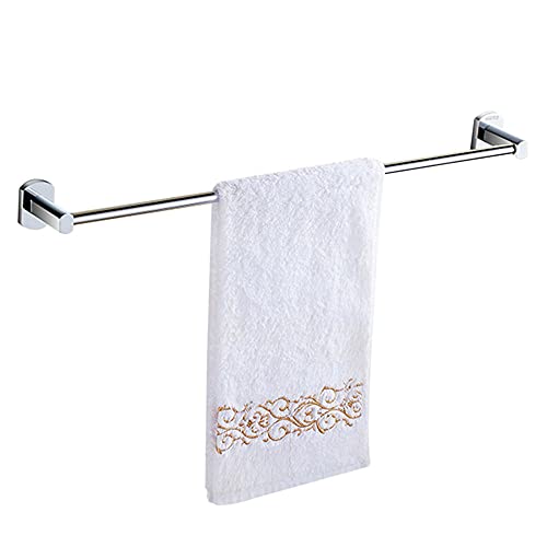 Porte serviette mural tout cuivre 500 mm rail auto-adhésif argent LWX pour cuisine