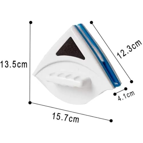 Limpador Vidros Magnético Com Ímã Dupla Face Rodo Limpa Vidraça Aquário Com Praticidade E Segurança