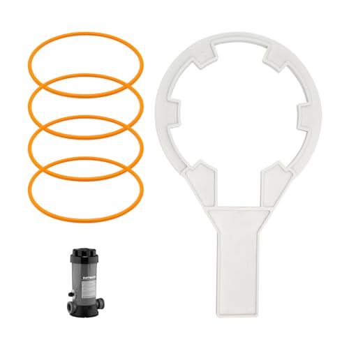 RURBRIN Chlorinator Wrench Opener with CLX200K O-Ring, Chlorinator Lid Wrench
