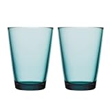 Volumen: 0,40 Liter Iittala 1008596 Gläser-Set Kartio 2-teilig 0,40 L, seeblau