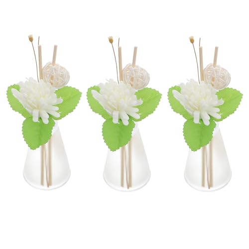 Set de 3 difusores de vidrio con aroma oceánico miniatura 1