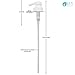 Universal Gallon Pump Dispenser 128 fl oz | Shampoo, Conditioner | Use on Liquids, Gels, Lotions | 4cc Output | by Geti Beauty ST | 4-Pack
