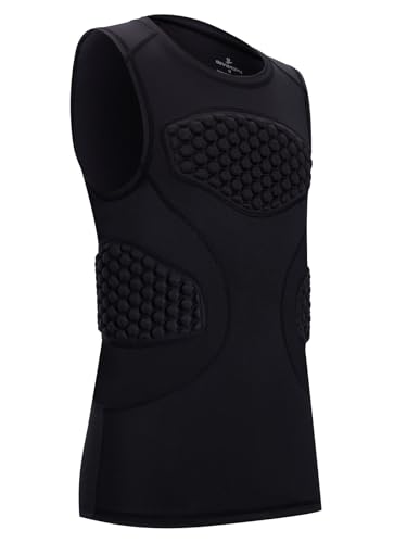 DEVOROPA Youth Boys Football Baseball Padded Compression