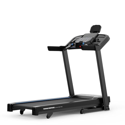Horizon Fitness T101-04 Foldable Treadmill with Bluetooth Connectivity