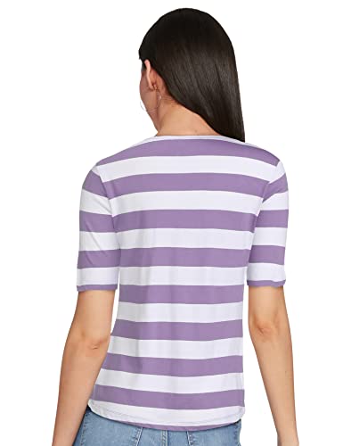 Image of Max Women's Striped Square Neck T-Shirt