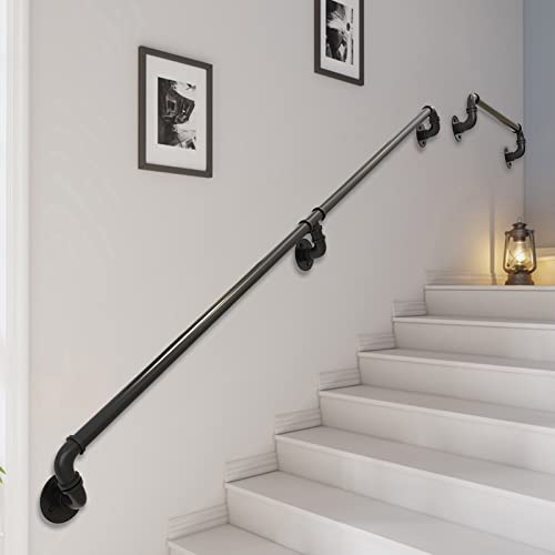 �K�i�̃o�j�X�^�[�̃n���h���[���̊��S�ȃL�b�g�A�K�i�̃n���h���[���̃��[�����O�u���P�b�g�̍��������̃u�S�̕ǂ̊K�i�̑��̓S����Safty�T�|�[�g200Kg/13Ft/3.9M