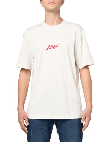 T-shirt Hugo homme col rond manches courtes logo script look urbain chic