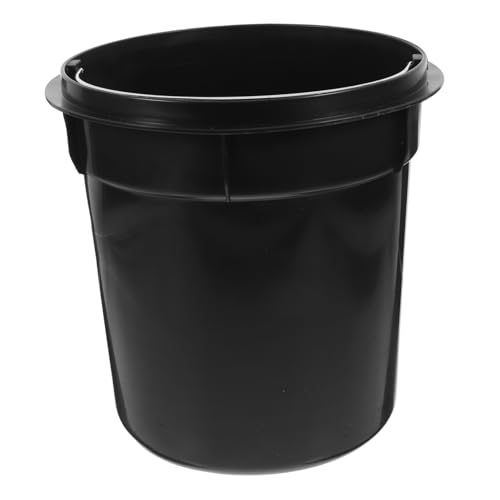 Bote de basura portátil de plástico 5L OUNONA miniatura 1